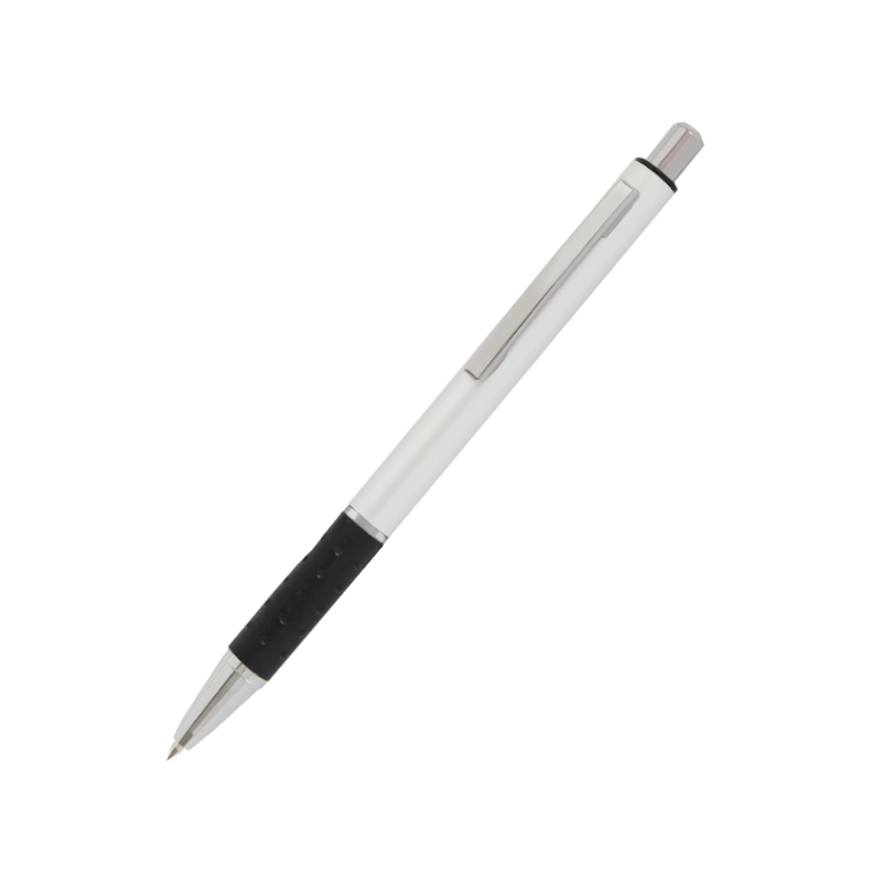 Ручка кулькова ECONOMIX (E10127) SILVER STAR, автоматична, чорнила сині